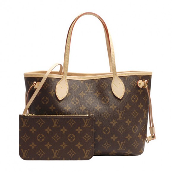 l**is V*t*n m41000 neverfull pm shoulder bag monogram canvas