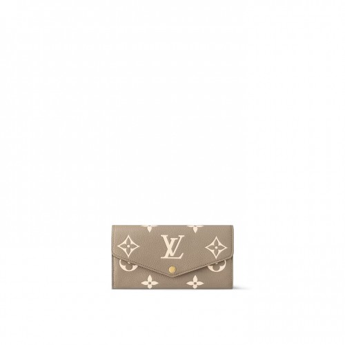 Louis Vuitton Bicolor Monogram Empreinte Leather M81049 Sarah Wallet
