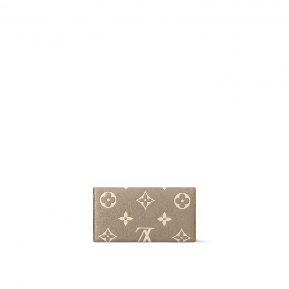 l**is V*t*n bicolor monogram empreinte leather m81049 sarah wallet