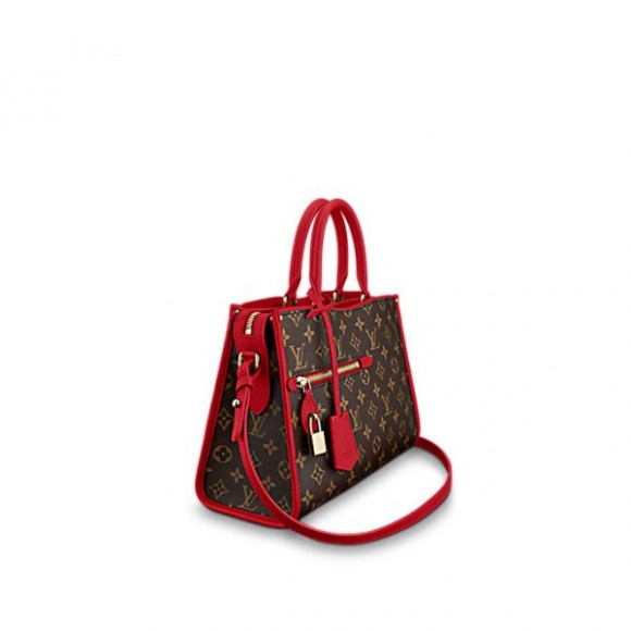 l**is V*t*n monogram canvas popincourt pm red m43433