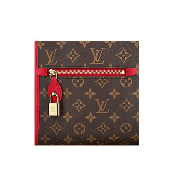 l**is V*t*n monogram canvas popincourt pm red m43433