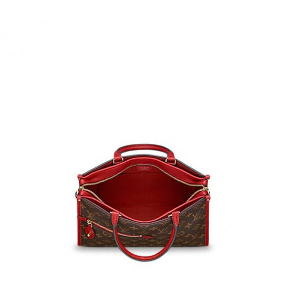 l**is V*t*n monogram canvas popincourt pm red m43433