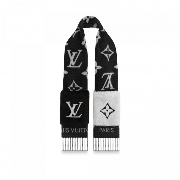 l**is V*t*n m74353 cold reykjavik black scarf