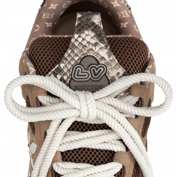 l**is V*t*n lv skate sneaker since 54 monogram flowers brown 1abmg1