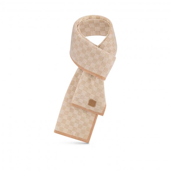 l**is V*t*n beige m77986 néo petit damier scarf