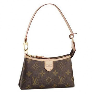 Louis Vuitton M40309 Mini Pochette Delightful Monogram Canvas Louis Vuitton M40309 Mini Pochette Delightful Monogram Canvas