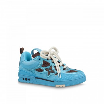 Louis Vuitton LV Skate Sneaker Since 54 Monogram Flowers Blue 1ABMIC Louis Vuitton LV Skate Sneaker Since 54 Monogram Flowers Blue 1ABMIC