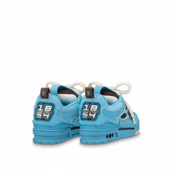 l**is V*t*n lv skate sneaker since 54 monogram flowers blue 1abmic