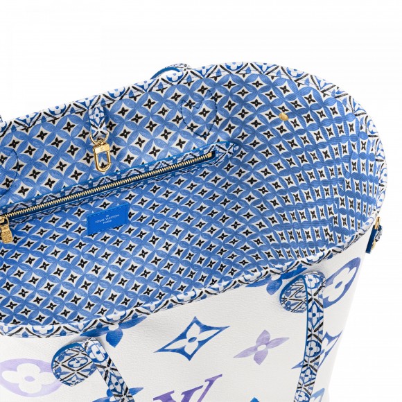 l**is V*t*n m22979 neverfull mm blue monogram