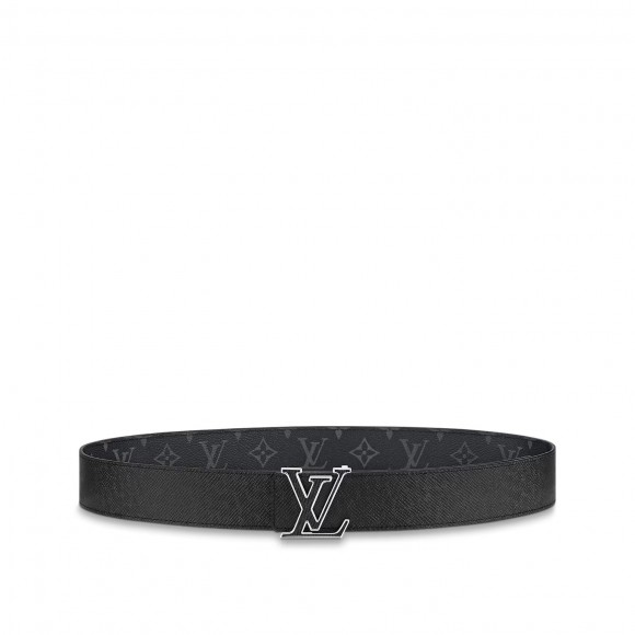 l**is V*t*n m0157u black lv initiales 40mm reversible belt