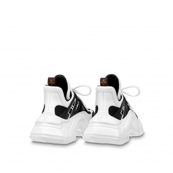 l**is V*t*n lv archlight 2.0 platform sneaker black white 1abimu