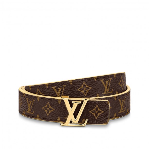 l**is V*t*n m0702x yellow lv iconic 20mm reversible belt