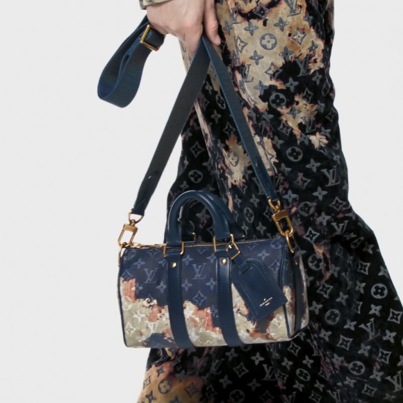 Louis Vuitton Monogram Ink Blue M46804 Keepall Bandoulière 25 Louis Vuitton Monogram Ink Blue M46804 Keepall Bandoulière 25