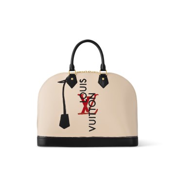 Louis Vuitton Beige/Black M23598 Alma GM Louis Vuitton Beige/Black M23598 Alma GM
