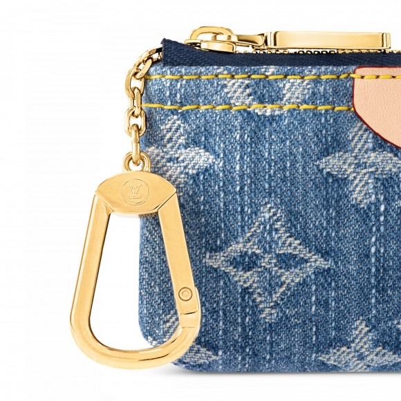 l**is V*t*n m82961 key pouch denim blue