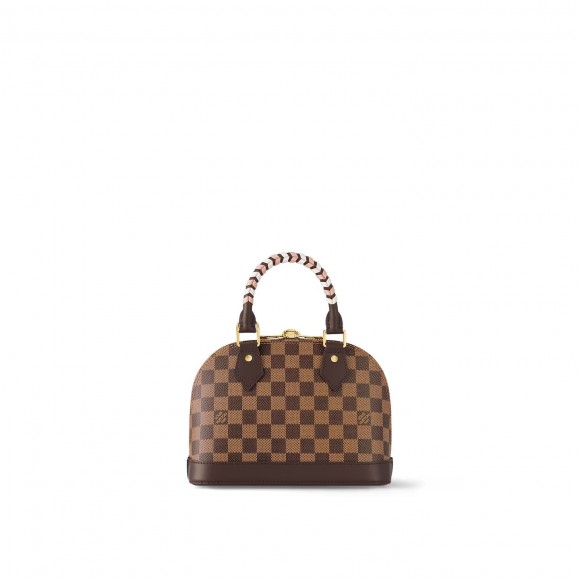 l**is V*t*n damier ebene coated canvas n40447 braided alma bb