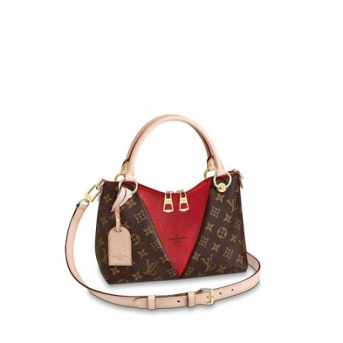 Louis Vuitton V Tote BB Red M43966