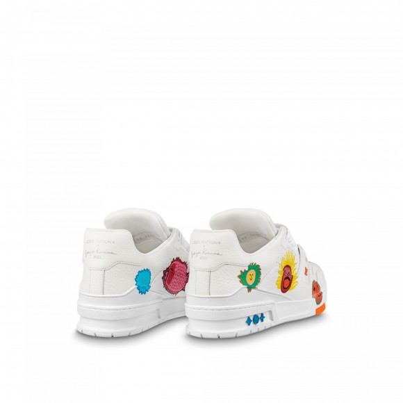 Louis Vuitton Trainer Sneaker LV x YK LV White 1ABD39 Louis Vuitton Trainer Sneaker LV x YK LV White 1ABD39