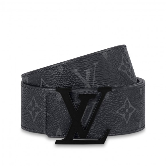 l**is V*t*n m0449u lv initiales 40mm matte black belt