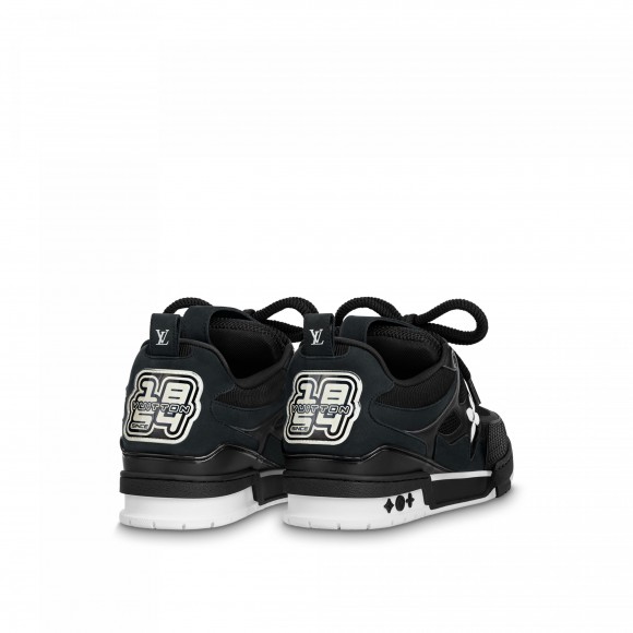 l**is V*t*n lv skate sneaker since 54 monogram flowers black 1aarr0