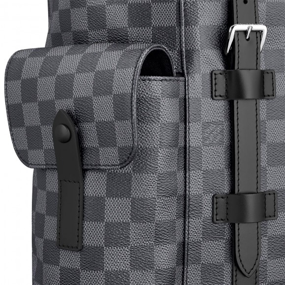 l**is V*t*n damier graphite canvas n41379 christopher pm