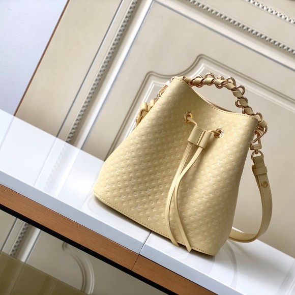 l**is V*t*n m22599 calfskin yellow néonoé bb