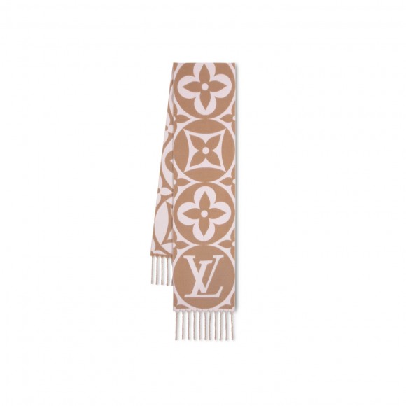 l**is V*t*n beige rose m79213 flight mode lv medallion scarf