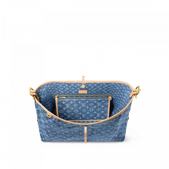 l**is V*t*n m46855 carryall mm denim blue