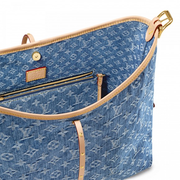 l**is V*t*n m46855 carryall mm denim blue