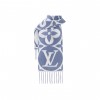 Louis Vuitton Blue M79214 FLIGHT MODE LV Medallion Scarf