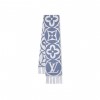 Louis Vuitton Blue M79214 FLIGHT MODE LV Medallion Scarf