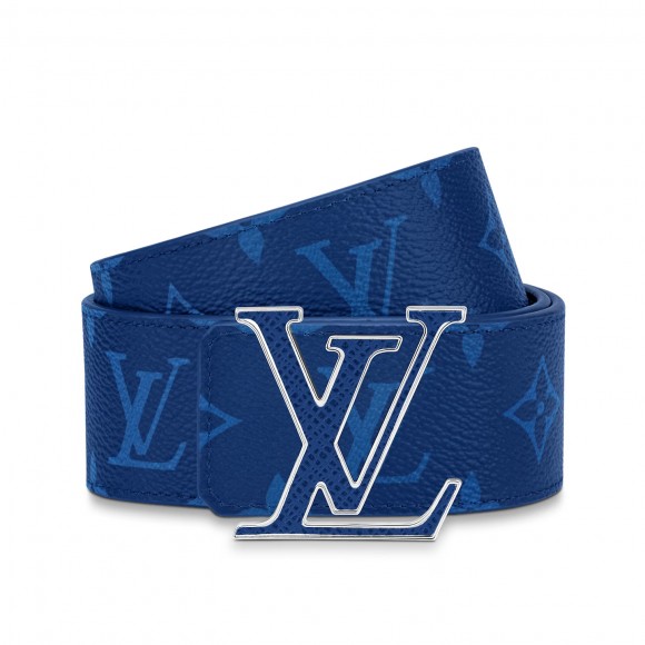 l**is V*t*n m0159u blue lv initiales 40mm reversible belt