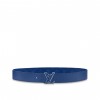Louis Vuitton M0159U Blue LV Initiales 40mm Reversible Belt