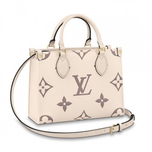 Louis Vuitton Empreinte Monogram Giant Onthego PM M45654 Creme Bois De Rose