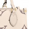 Louis Vuitton Empreinte Monogram Giant Onthego PM M45654 Creme Bois De Rose