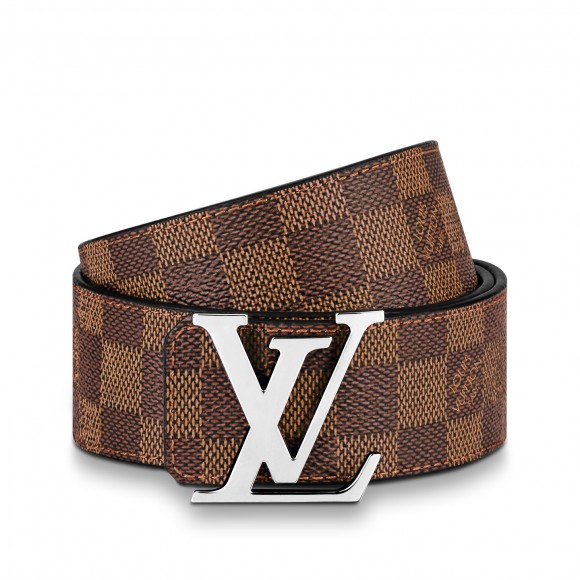 l**is V*t*n m0212u brown lv initiales 40mm reversible belt