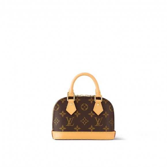 l**is V*t*n monogram coated canvas m82717 nano alma