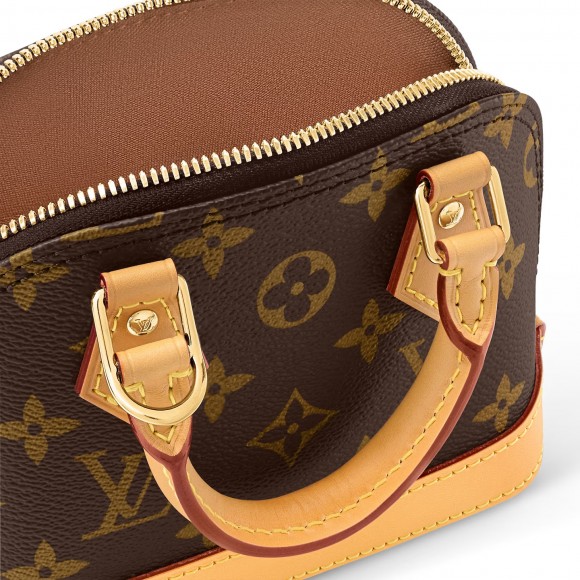 l**is V*t*n monogram coated canvas m82717 nano alma