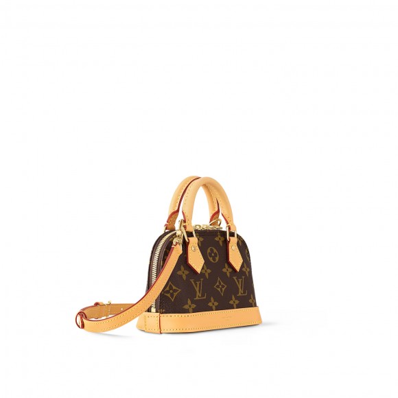 l**is V*t*n monogram coated canvas m82717 nano alma