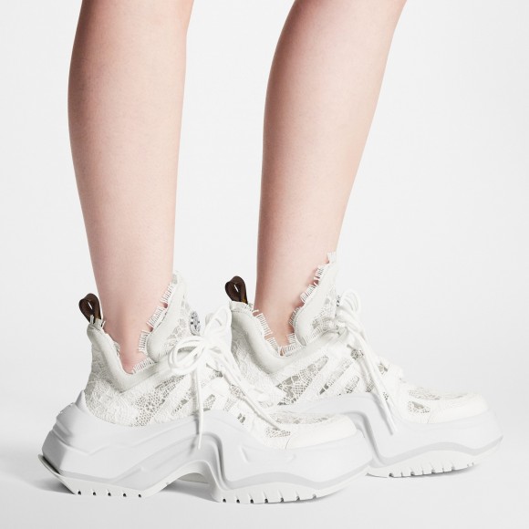 l**is V*t*n lv archlight 2.0 platform sneaker white 1abi4a