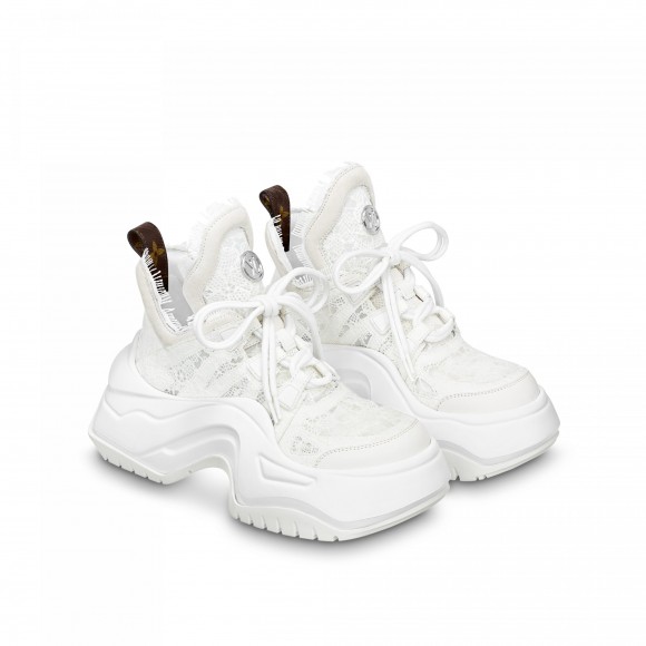 l**is V*t*n lv archlight 2.0 platform sneaker white 1abi4a