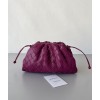 Bottega Veneta Mini Pouch with Strap in Cinnabar Intrecciato Lambskin