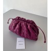 Bottega Veneta Mini Pouch with Strap in Cinnabar Intrecciato Lambskin