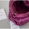 Bottega Veneta Mini Pouch with Strap in Cinnabar Intrecciato Lambskin