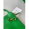 Bottega Veneta Arco Medium Tote In Green Intrecciato Lambskin