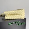 Bottega Veneta Medium Andiamo Bag In Ice Cream Intrecciato Lambskin