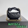 Bottega Veneta Mini Jodie Chain Bag In Black Intrecciato Lambskin