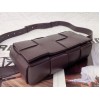 Bottega Veneta Cassette Belt Bag In Grape Lambskin