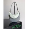 Bottega Veneta Gemelli Small Bag in Grey/Glacier Intrecciato Lambskin