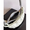 Bottega Veneta Gemelli Small Bag in Grey/Glacier Intrecciato Lambskin